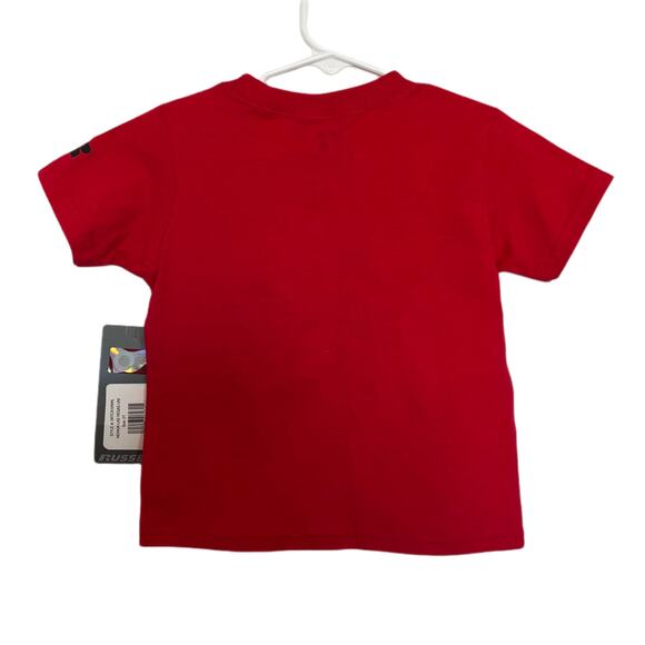 NWT UNLV University of Nevada Las Vegas Russell Runnin Rebels College Shirt 2T - Picture 2 of 5